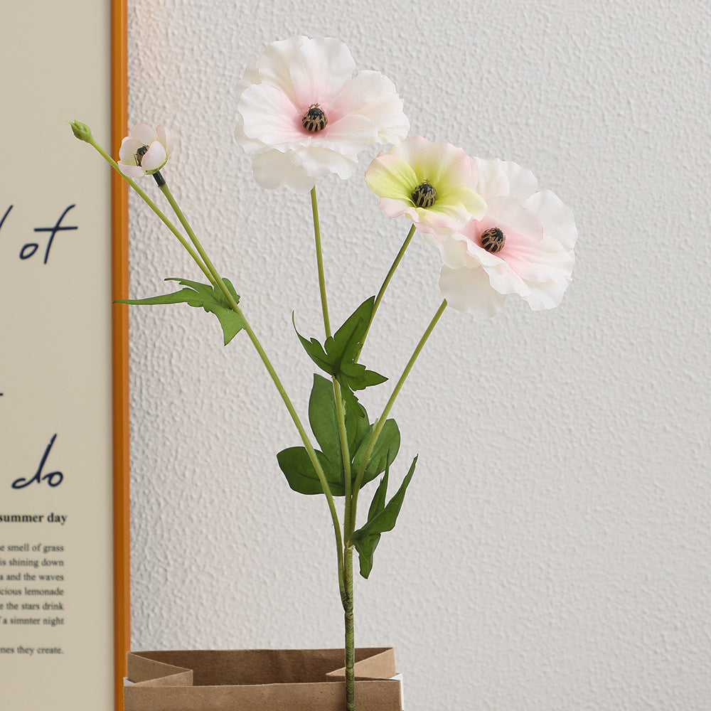 Artificial Poppy Flower Bouquet | High & Bury