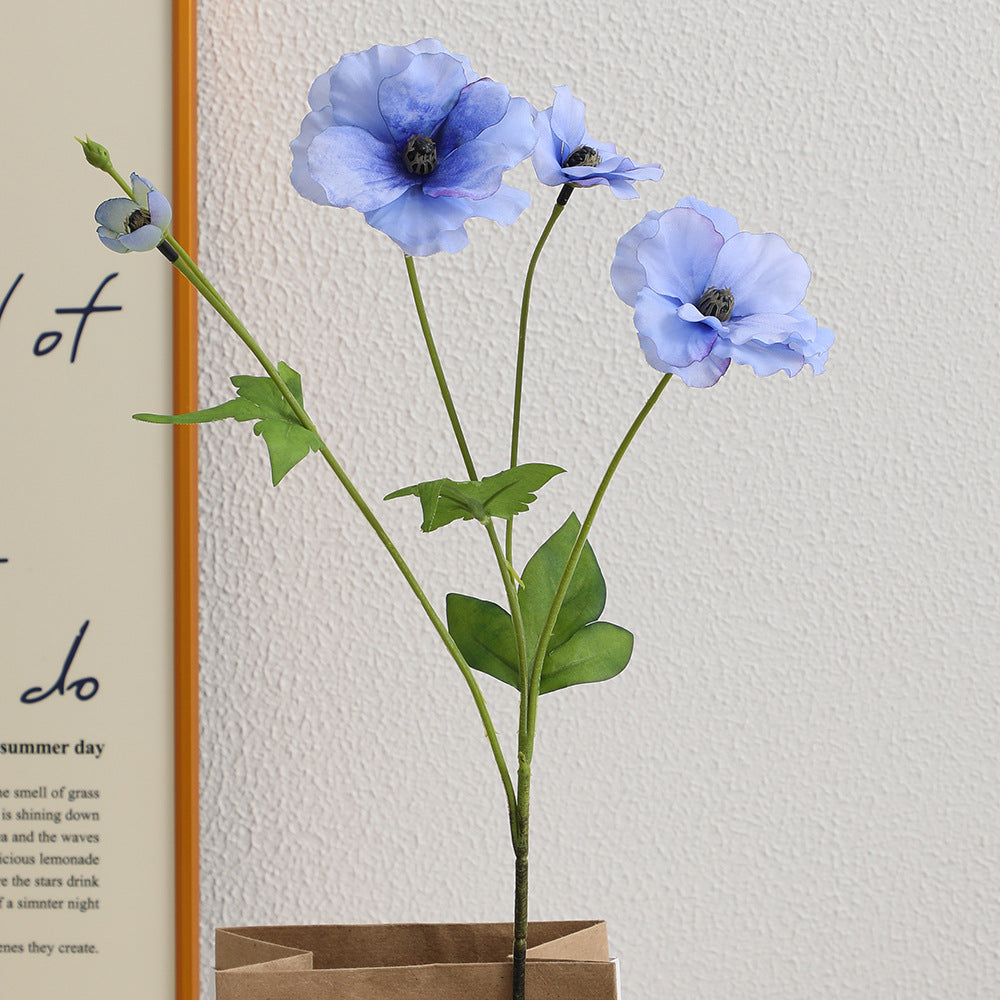 Artificial Poppy Flower Bouquet | High & Bury