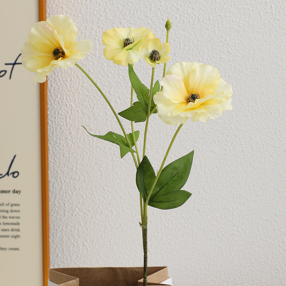 Artificial Poppy Flower Bouquet | High & Bury