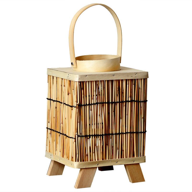 Artificial Rattan Lantern | High & Bury