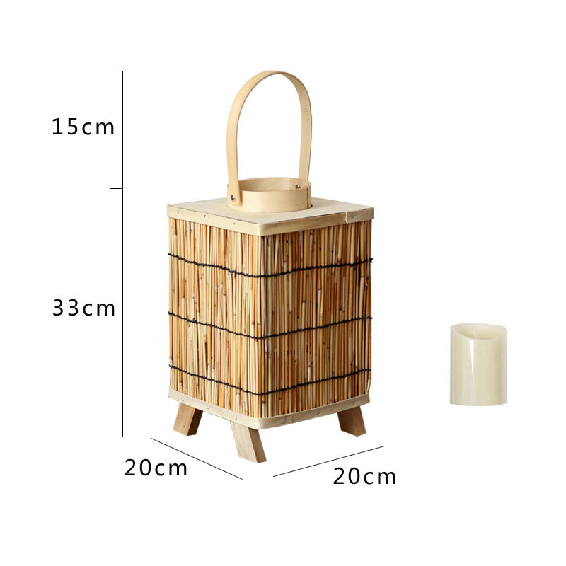 Artificial Rattan Lantern | High & Bury