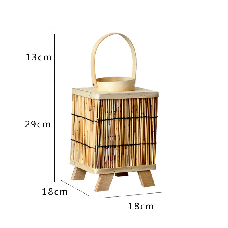 Artificial Rattan Lantern | High & Bury