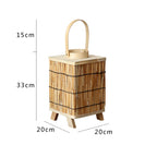 Artificial Rattan Lantern | High & Bury