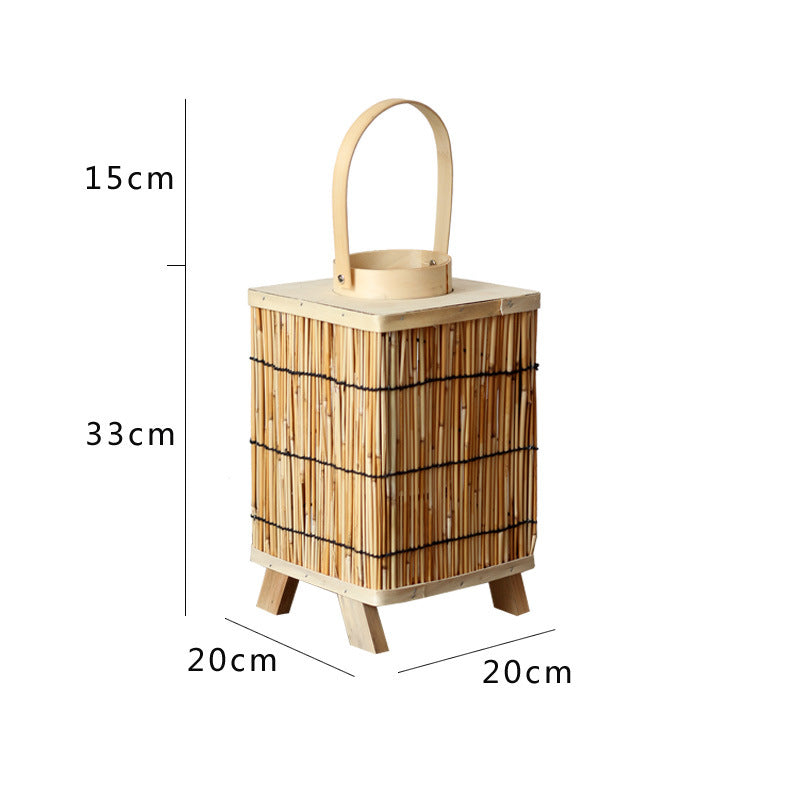 Artificial Rattan Lantern | High & Bury