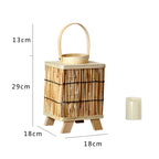 Artificial Rattan Lantern | High & Bury