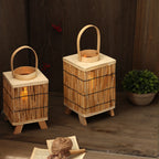 Artificial Rattan Lantern | High & Bury