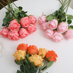 Artificial Rose Branch with Realistic Appearance | High & Bury
