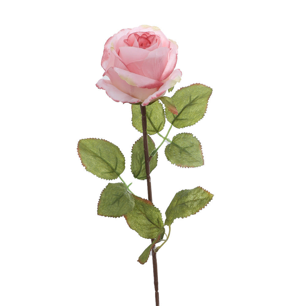 Artificial Silk Rose with Filigree Flowers | High & Bury