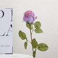 Artificial Silk Rose with Filigree Flowers | High & Bury