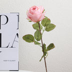 Artificial Silk Rose with Filigree Flowers | High & Bury