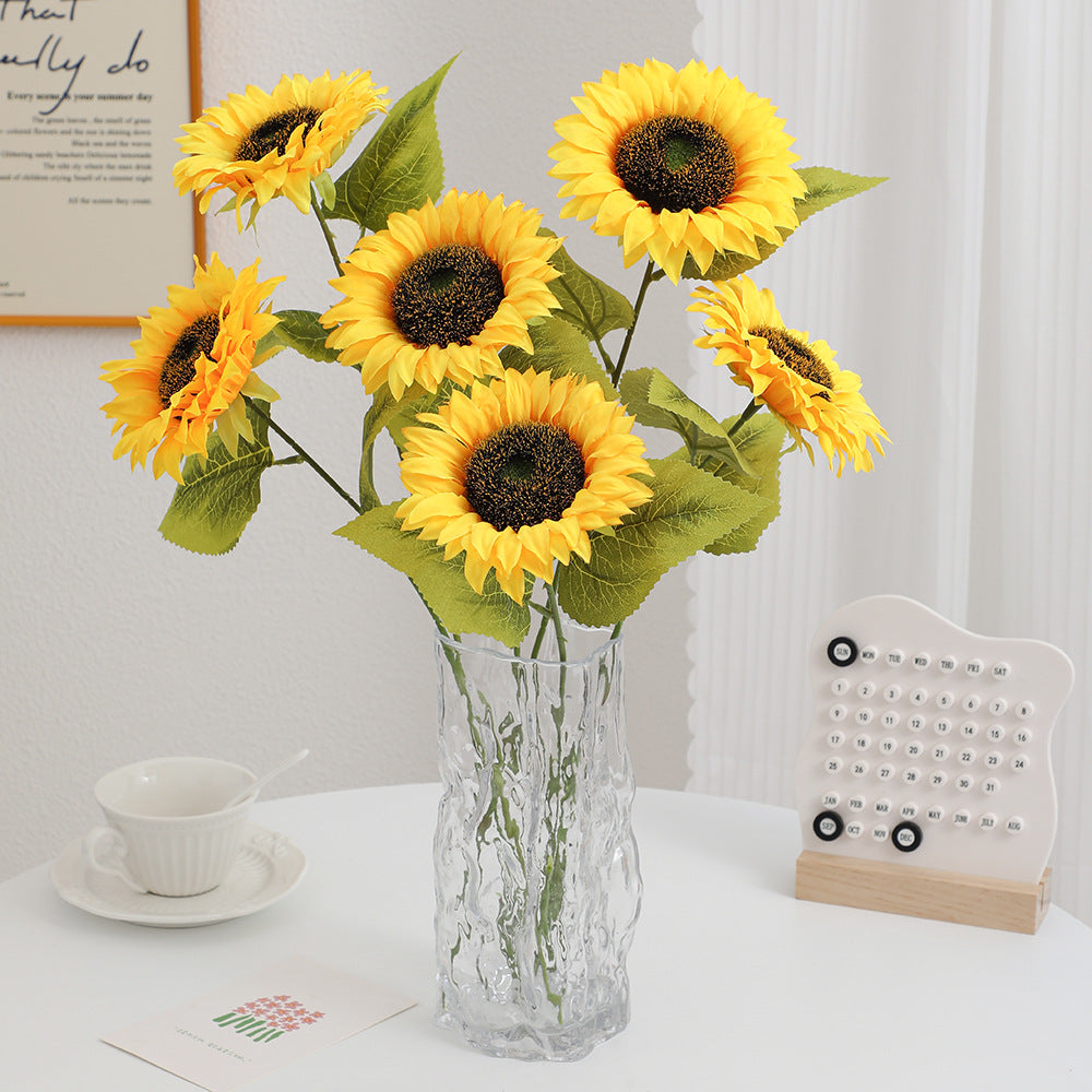 Artificial Sunflower Yellow Blue | High & Bury