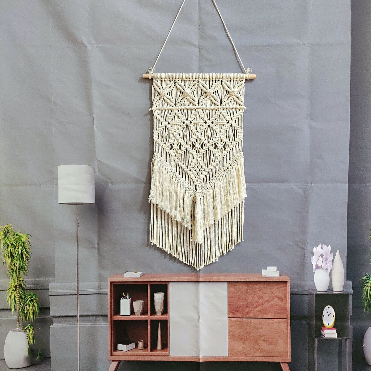 Artisan Macrame Wall Tapestry Gt-10040 70Cm | High & Bury