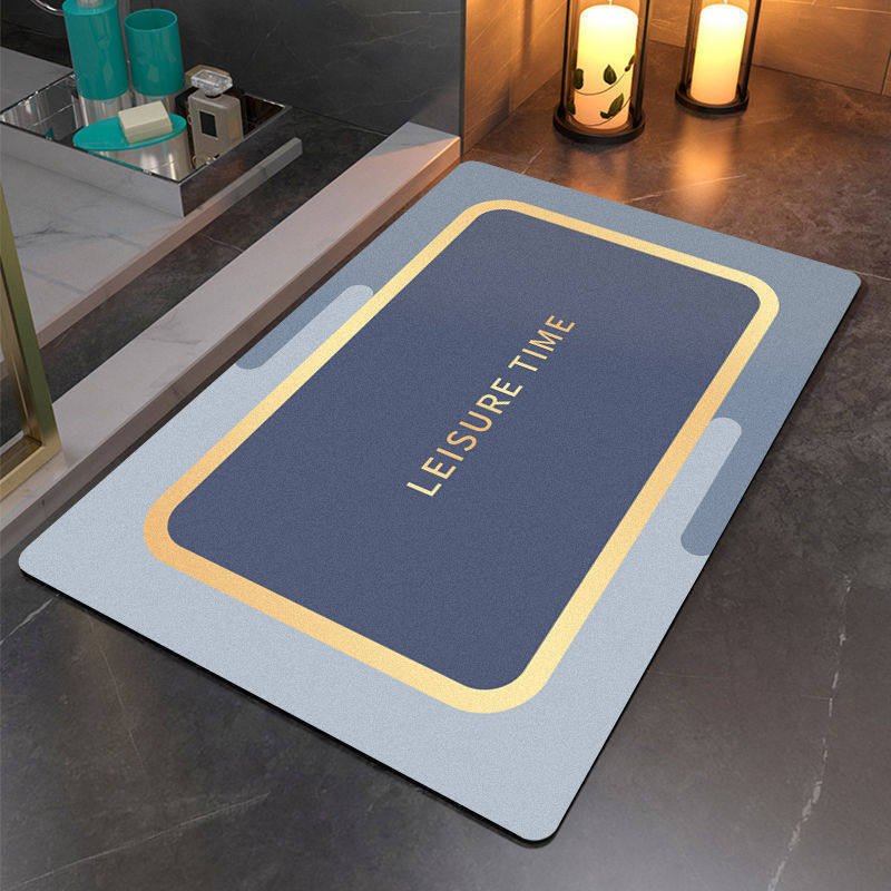 Artistic Abstract Bathroom Mat | High & Bury