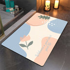 Artistic Abstract Bathroom Mat | High & Bury