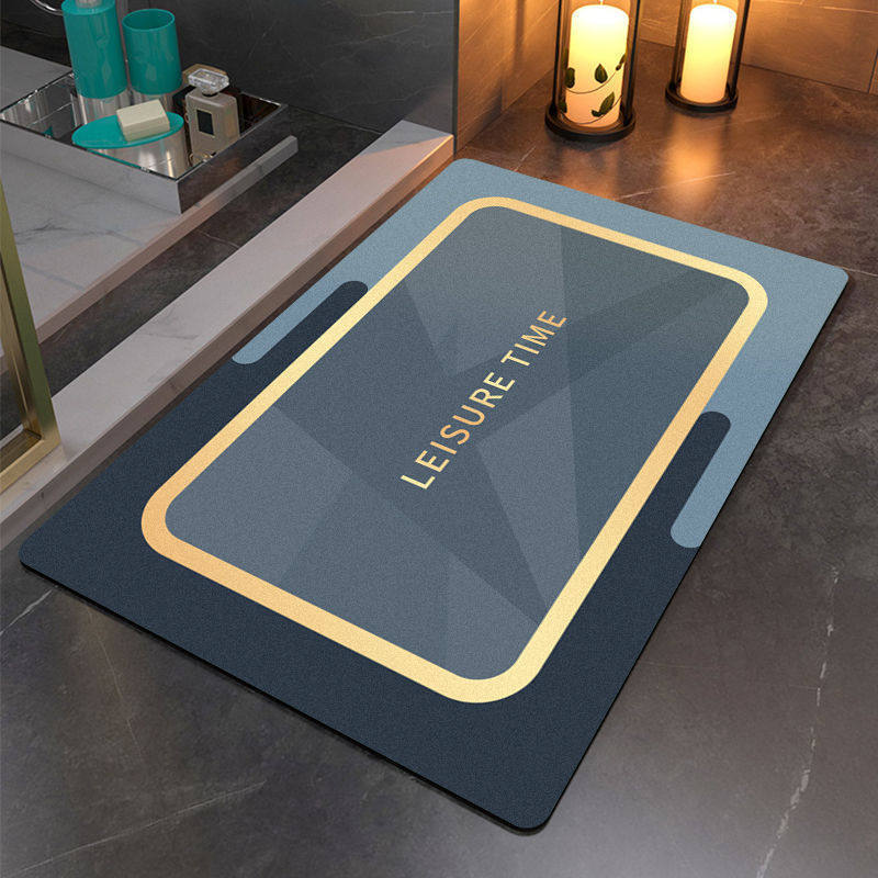 Artistic Abstract Bathroom Mat | High & Bury