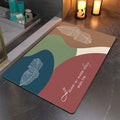 Artistic Abstract Bathroom Mat | High & Bury
