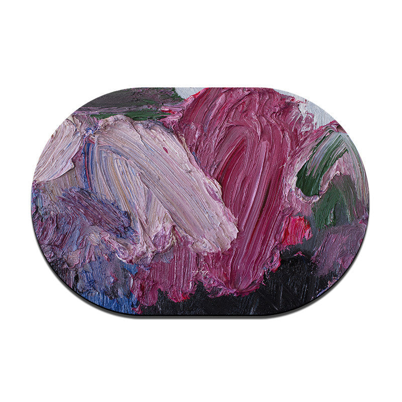 Artistic Abstract Decorative Area Mat | High & Bury