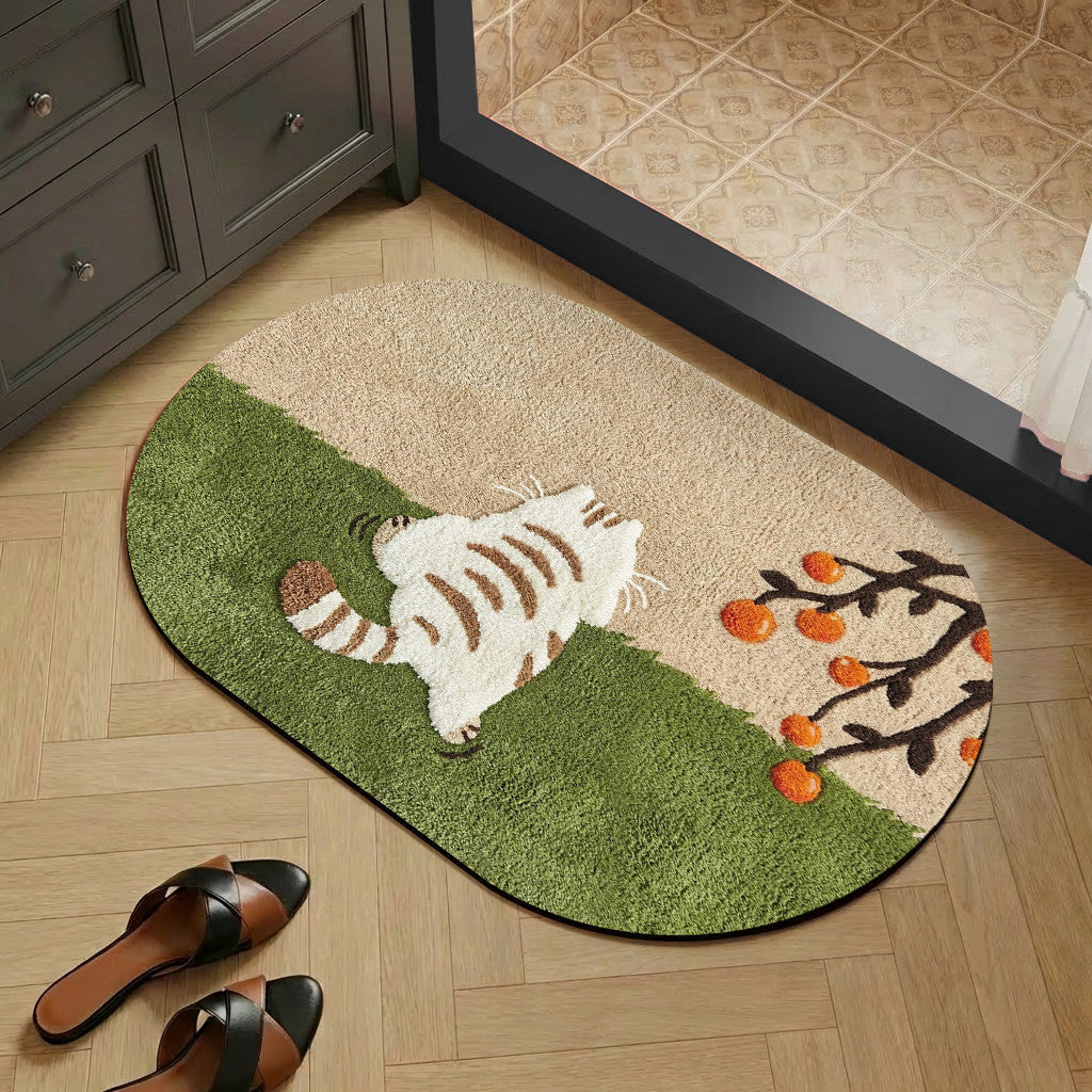 Artistic Abstract Themed Area Rug | High & Bury