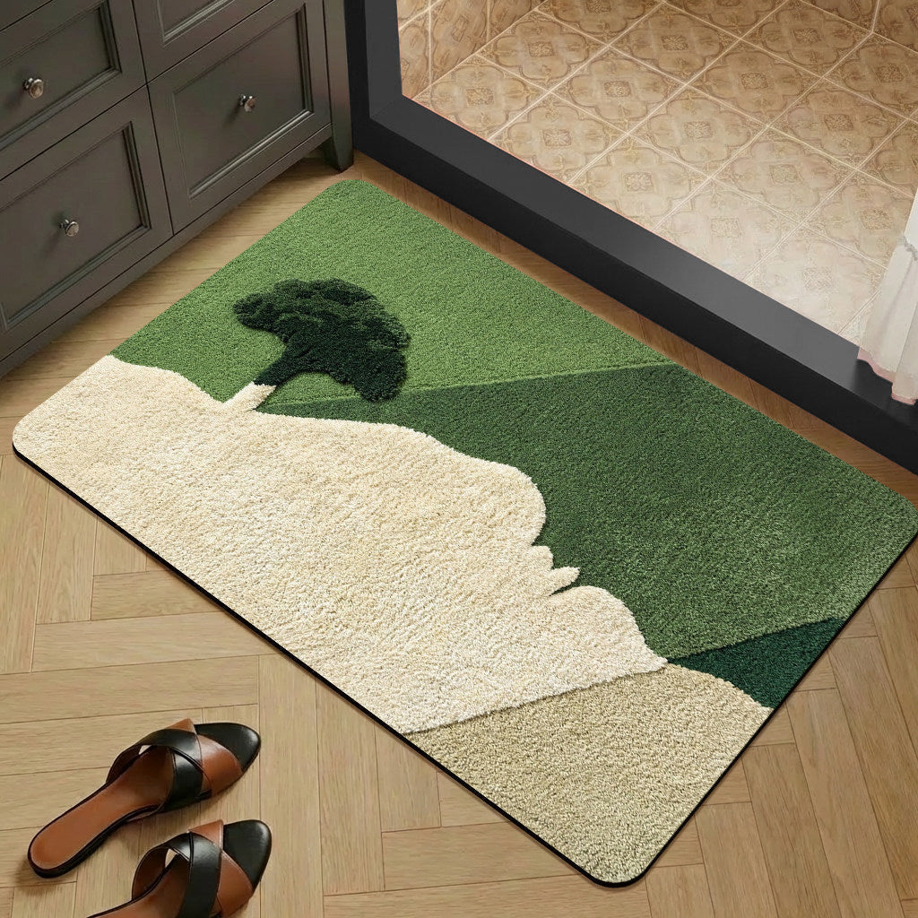 Artistic Abstract Themed Area Rug | High & Bury