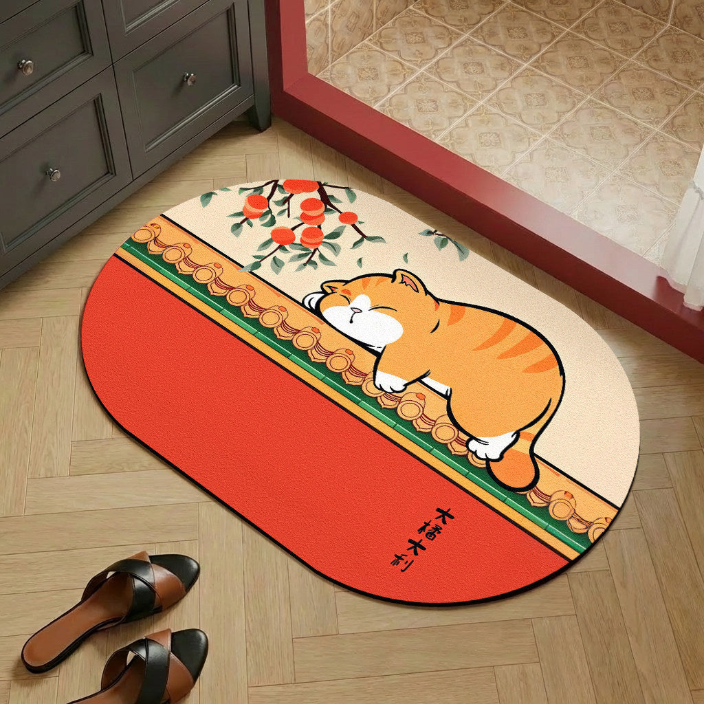 Artistic Abstract Themed Area Rug | High & Bury