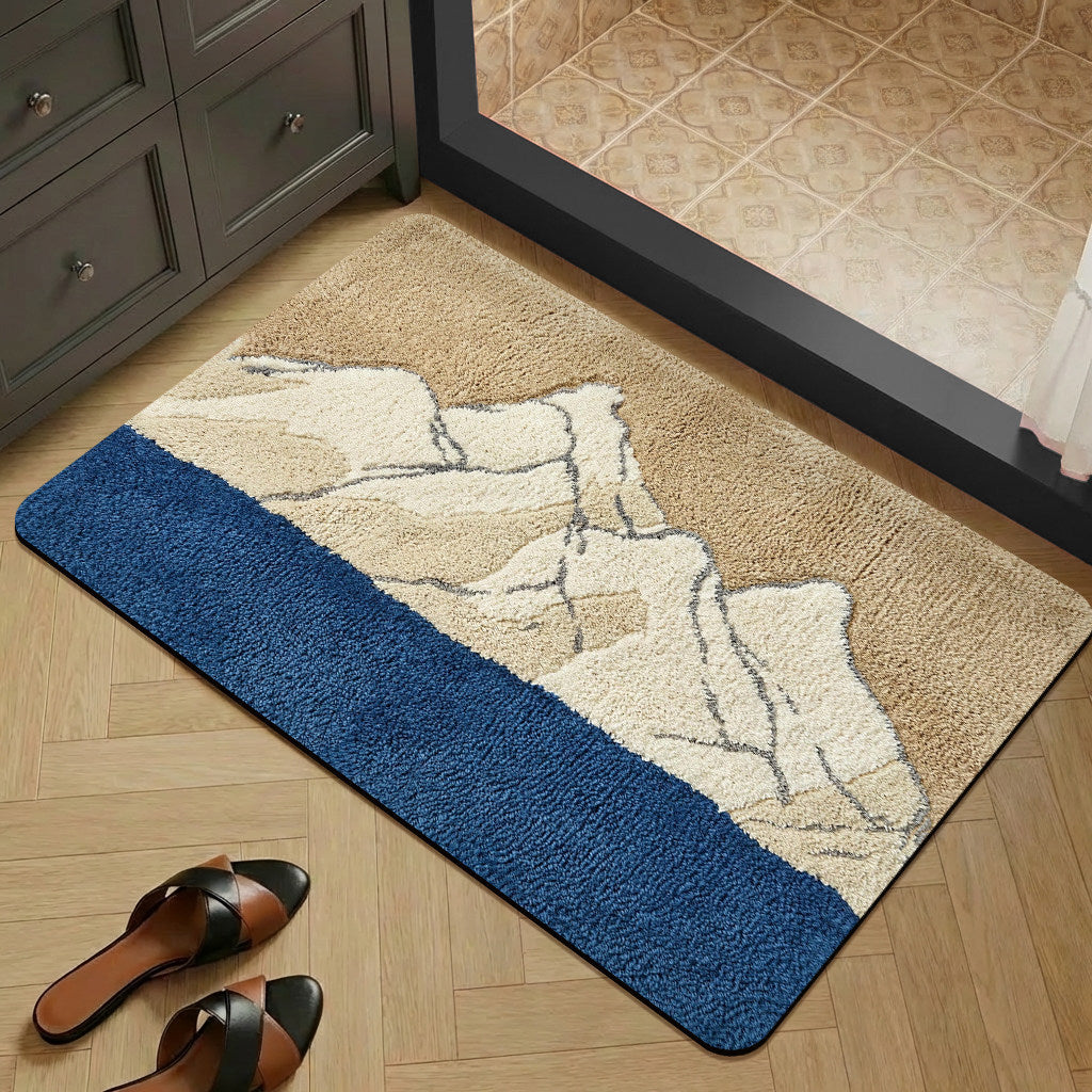 Artistic Abstract Themed Area Rug | High & Bury