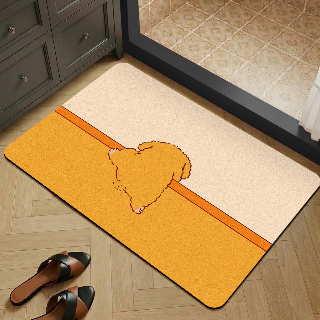 Artistic Abstract Themed Area Rug | High & Bury
