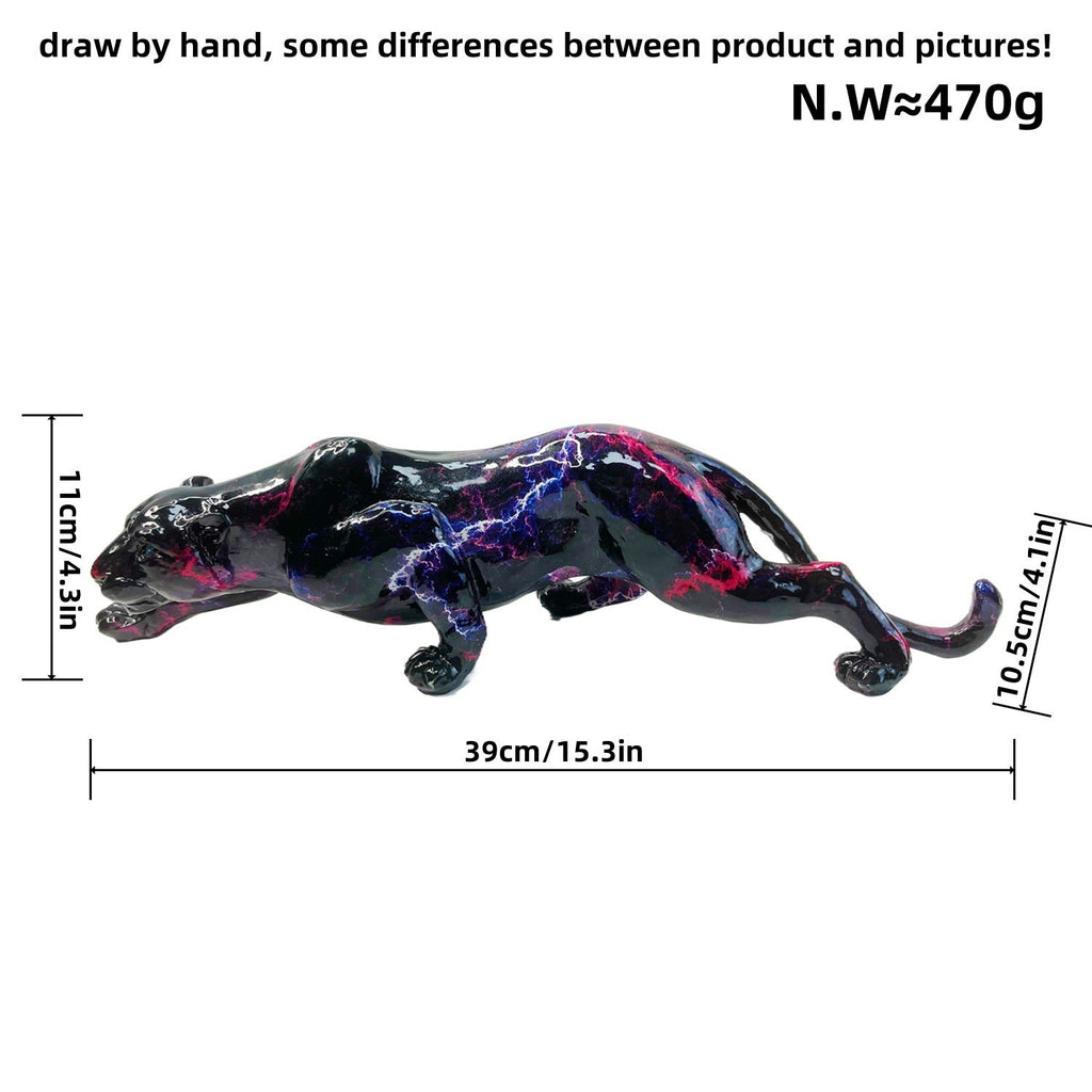 Artistic and Colorful Animal Figure in Panther Shape | High & Bury