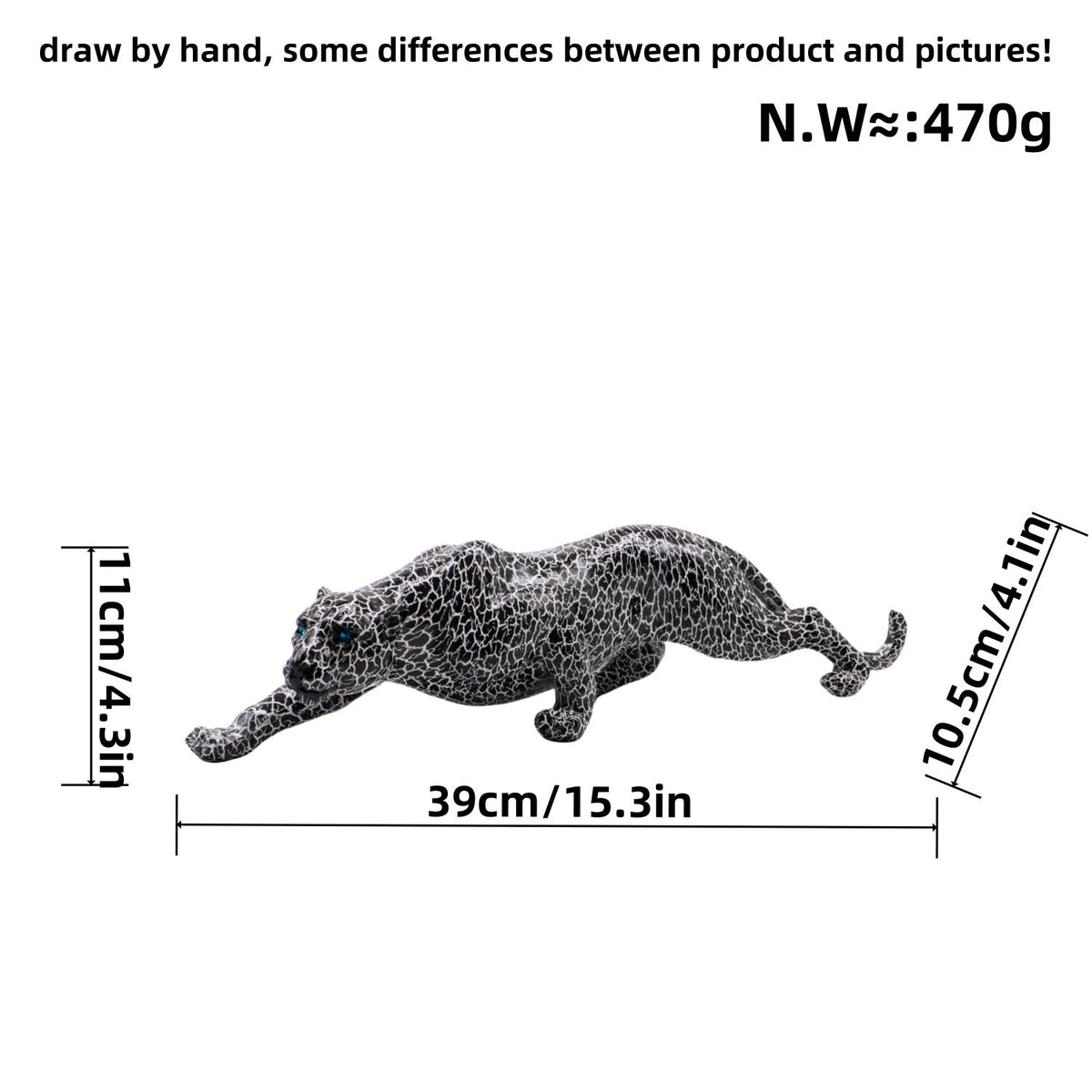 Artistic and Colorful Animal Figure in Panther Shape | High & Bury