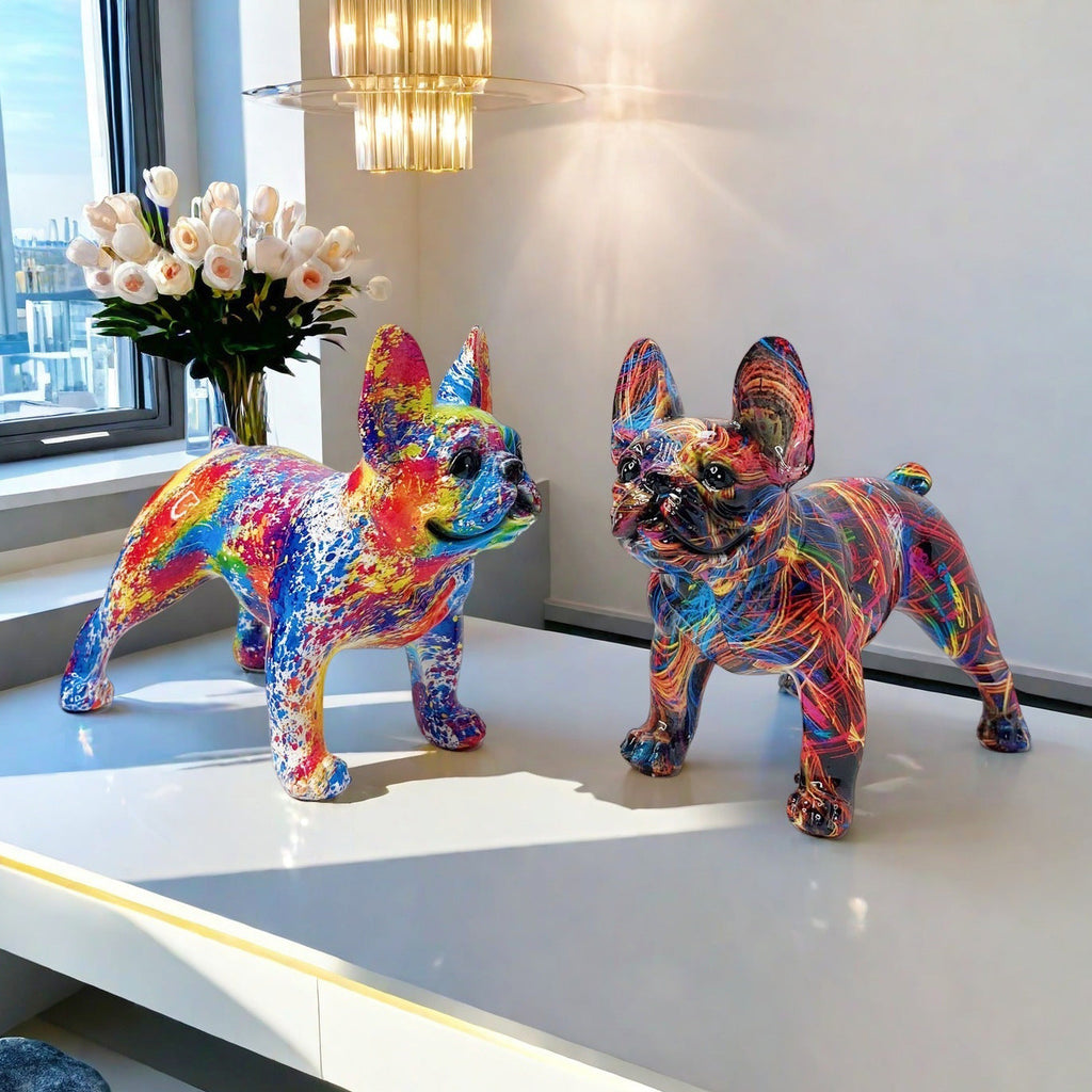 Artistic Bulldog Sculpture | High & Bury