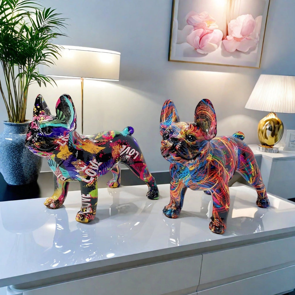 Artistic Bulldog Sculpture | High & Bury