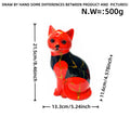 Artistic Cat Figurine in Vibrant Design | High & Bury