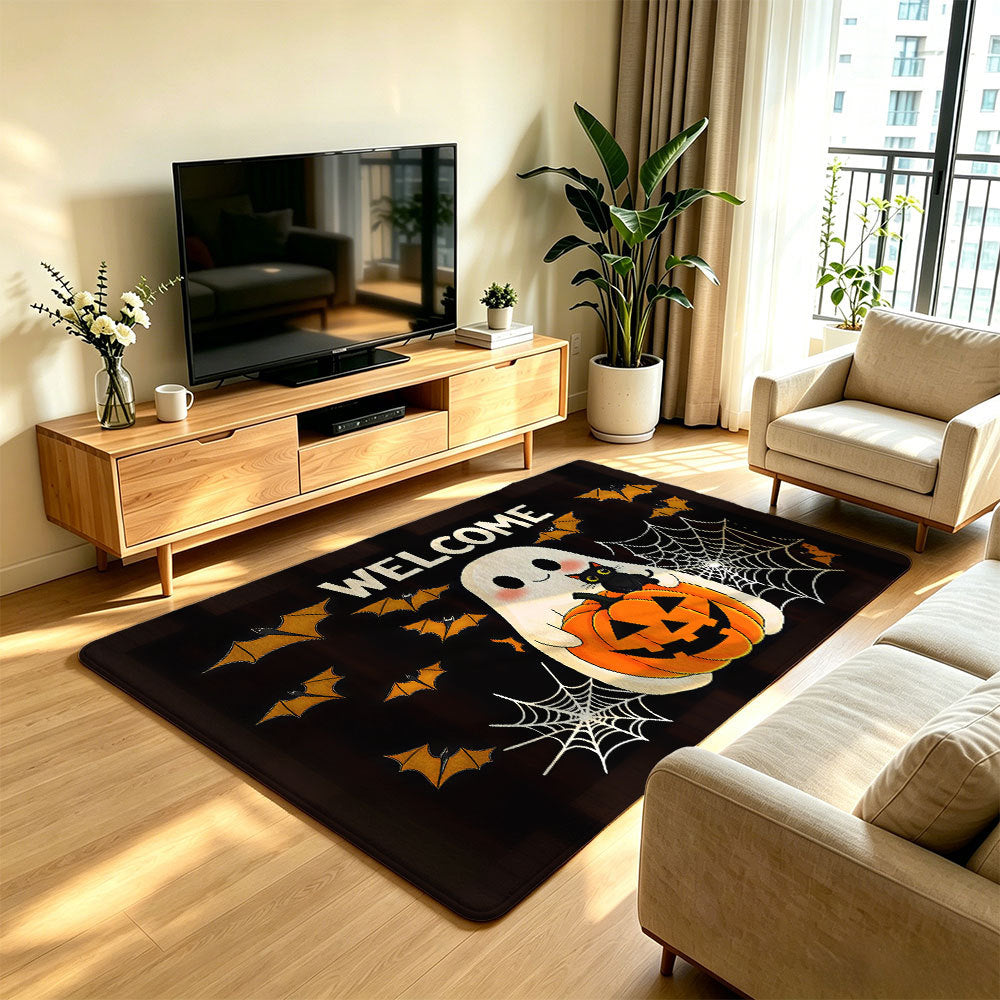 Artistic Cat Print Area Rug | High & Bury