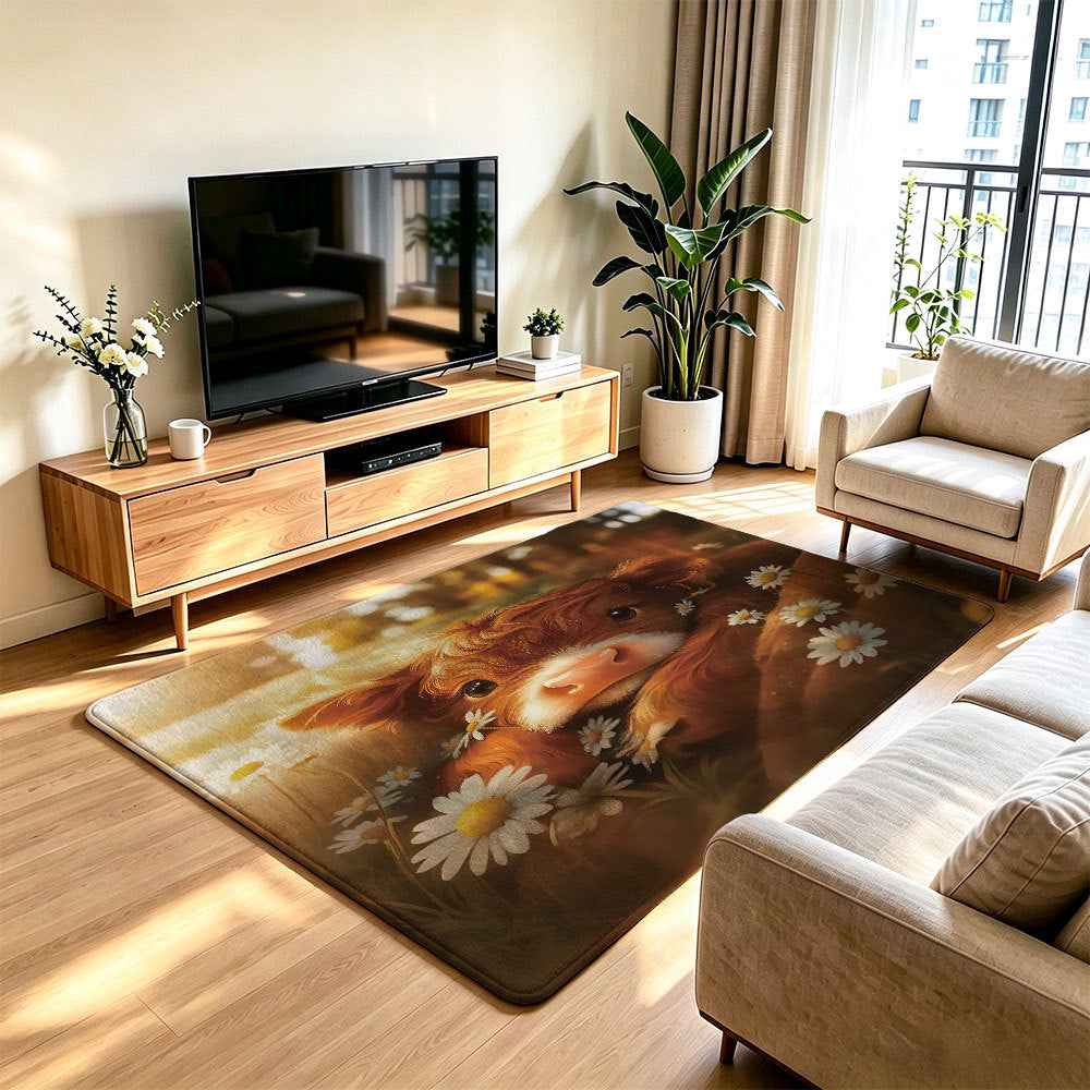 Artistic Cat Print Area Rug | High & Bury