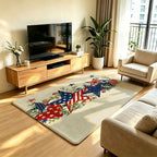 Artistic Cat Print Area Rug | High & Bury