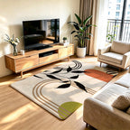 Artistic Cat-Themed Area Rug | High & Bury