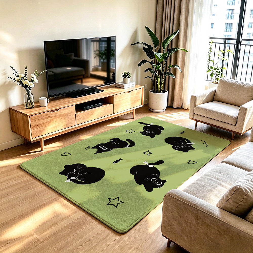 Artistic Cat-Themed Area Rug | High & Bury