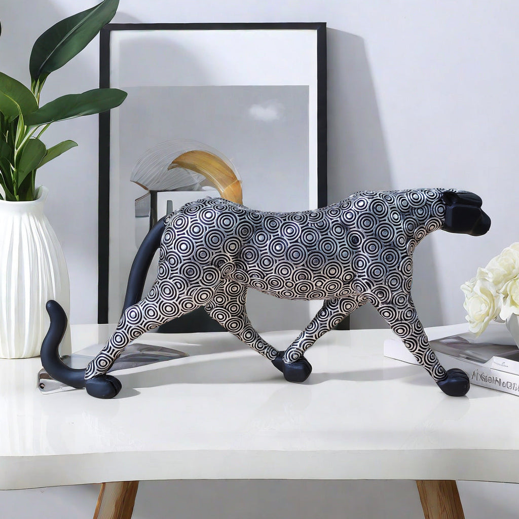 Artistic Decorative Wildcat Sculpture | High & Bury