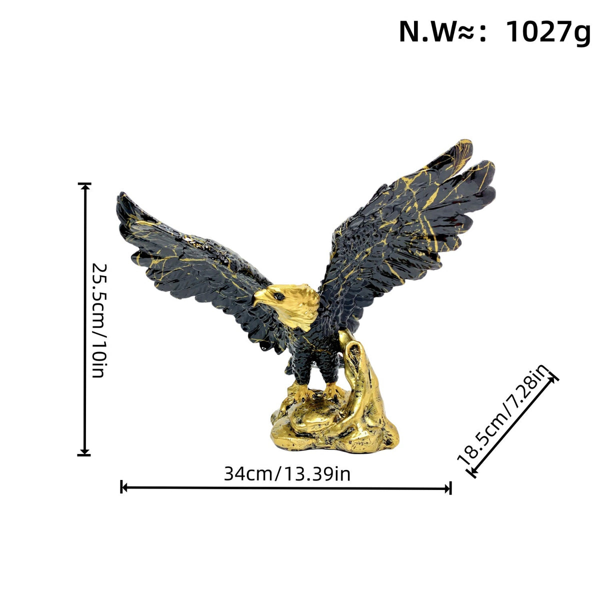 Artistic Eagle Sculpture | High & Bury