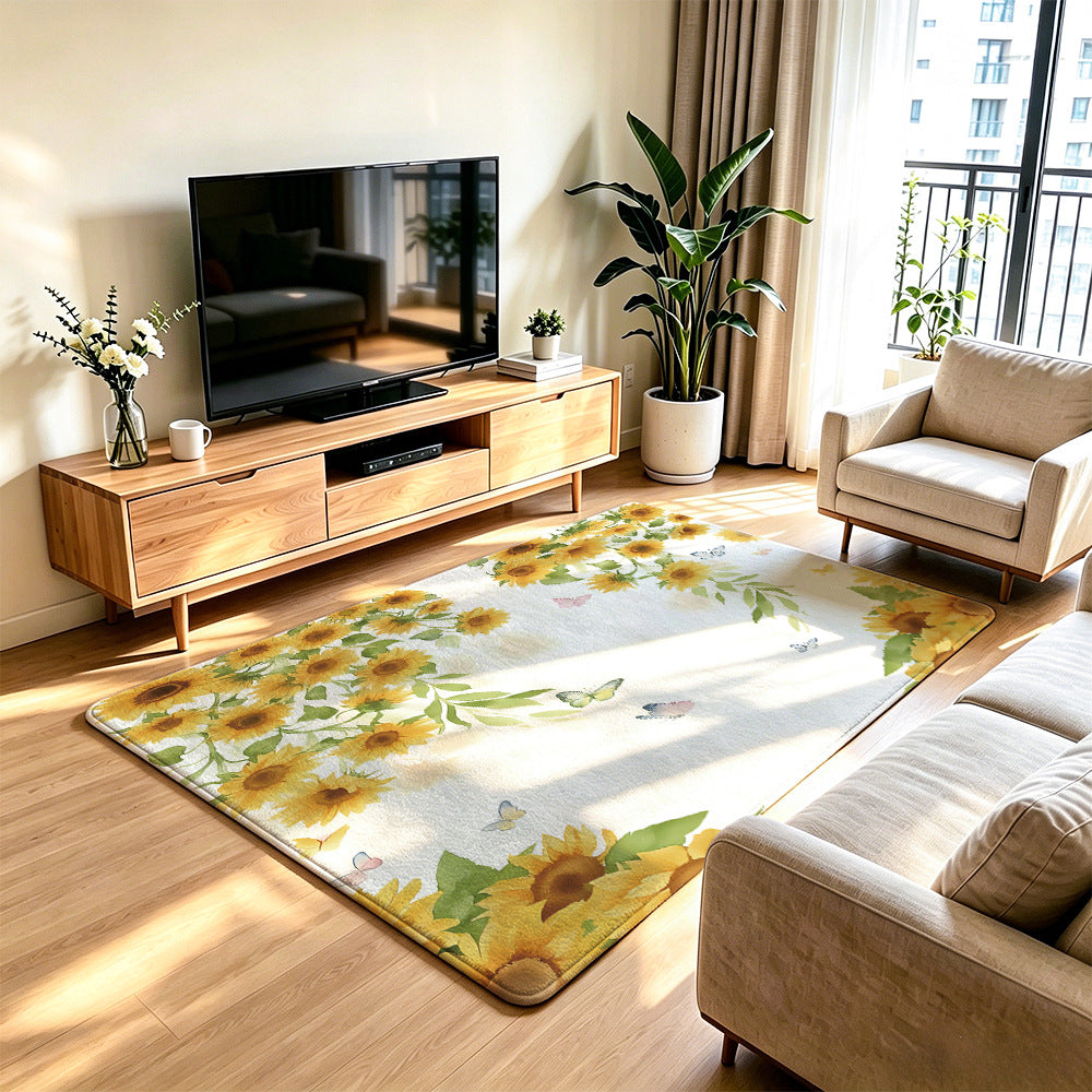 Artistic Floral Area Rug | High & Bury