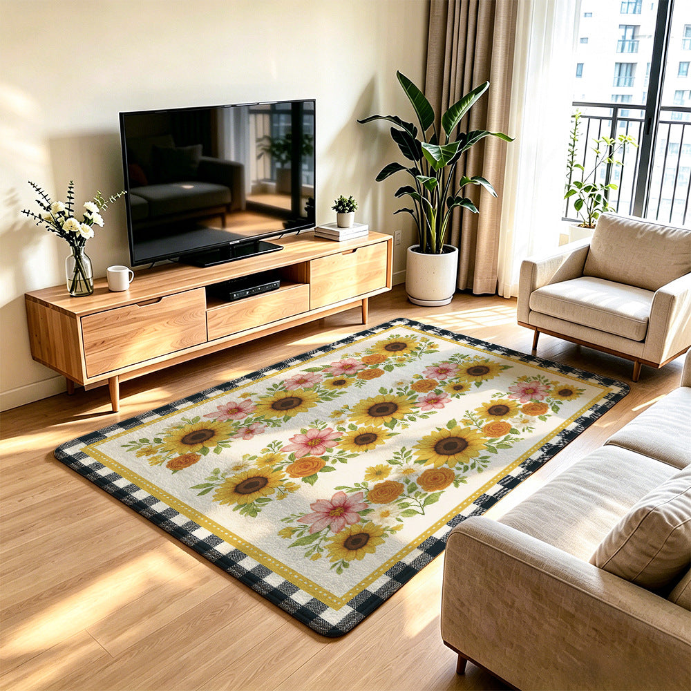 Artistic Floral Area Rug | High & Bury