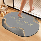 Artistic Floral Bath Mat | High & Bury