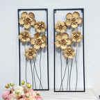 Artistic Floral Wall Metal Decor | High & Bury
