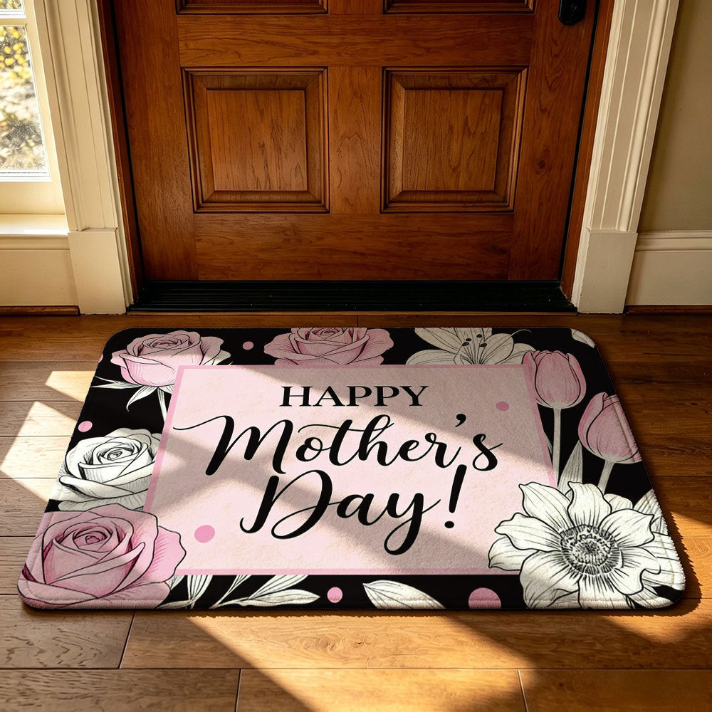 Artistic Geometric Welcome Mat | High & Bury