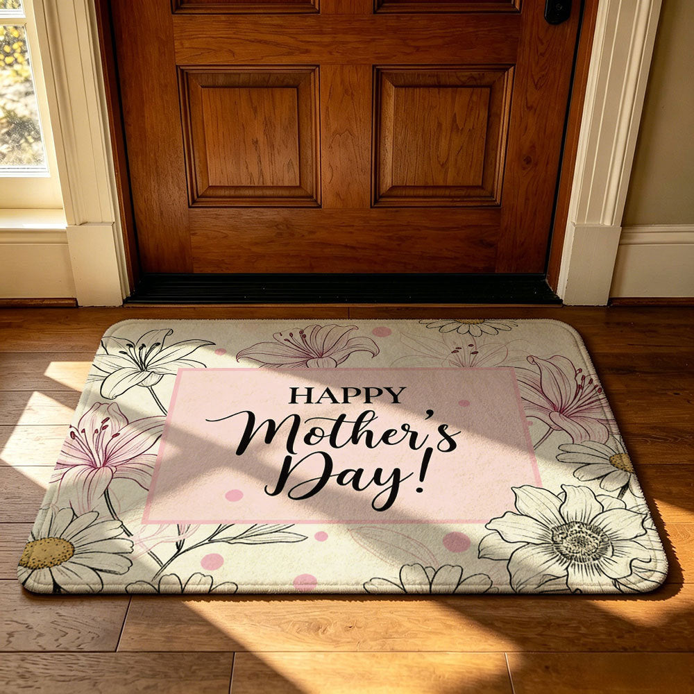 Artistic Geometric Welcome Mat | High & Bury