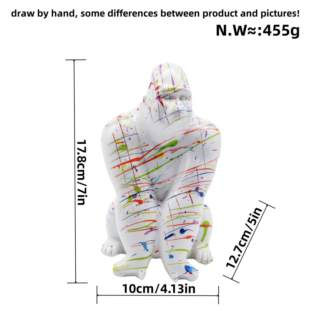 Artistic Gorilla Sculpture | High & Bury