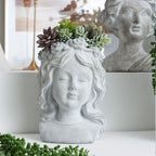 Artistic Head Sculpture Flower Pot | High & Bury