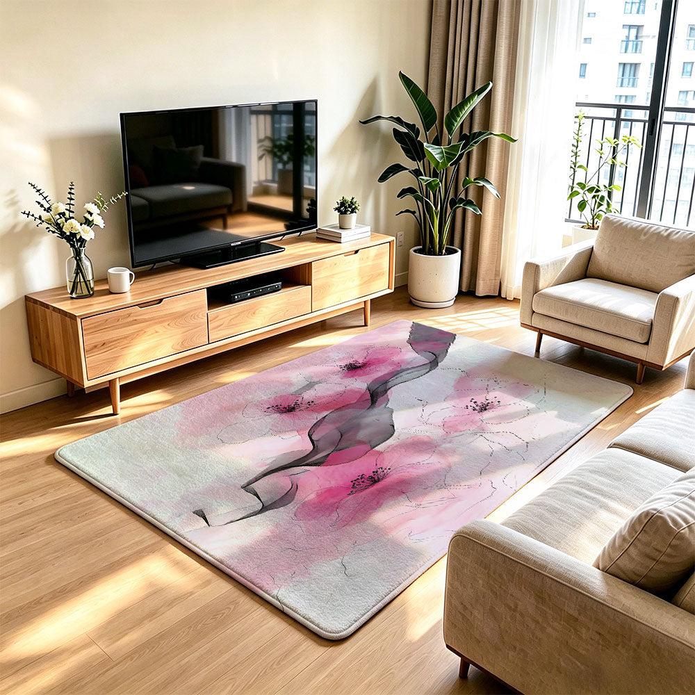 Artistic Lion Print Area Rug | High & Bury