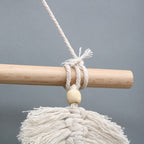 Artistic Macrame Leaf Wall Hanging | High & Bury