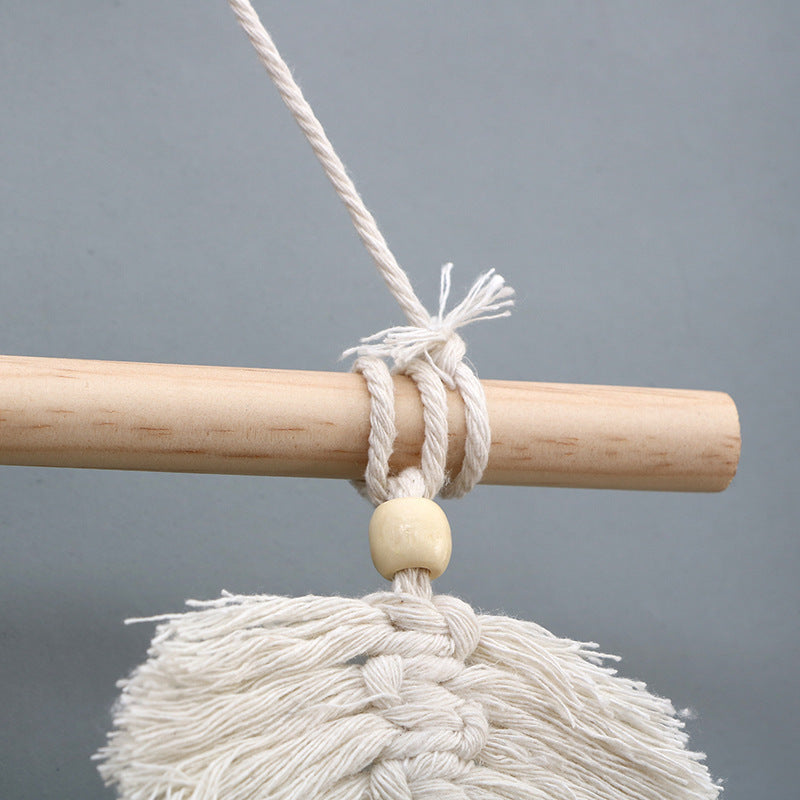 Artistic Macrame Leaf Wall Hanging | High & Bury