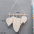 Artistic Macrame Leaf Wall Hanging | High & Bury